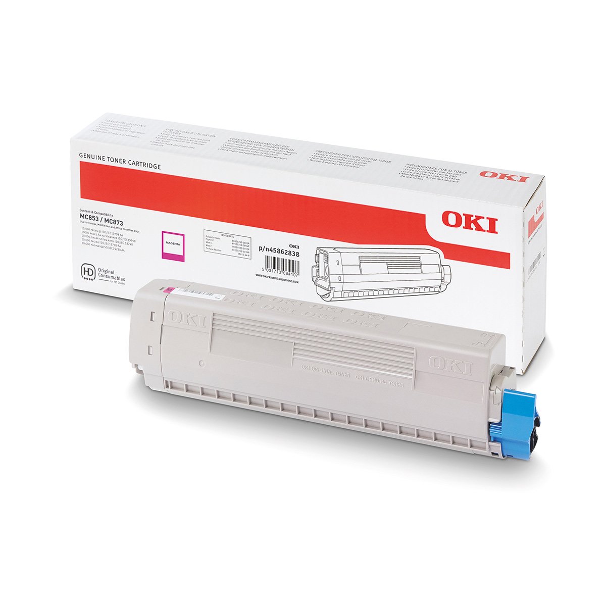 OKI 45862838 Magenta Toner Cartridge