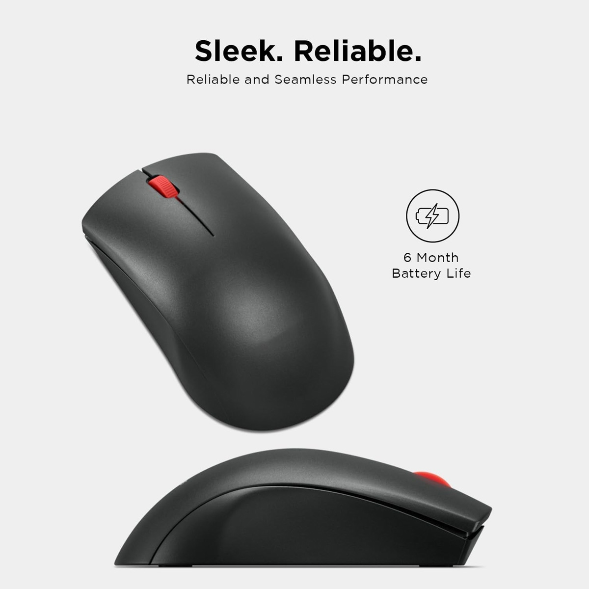 Lenovo 150 Series Ambidextrous Wireless Mouse - Image 2