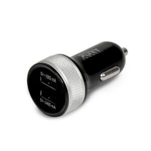 Port Car Charger - 2X Usb And Lighting
