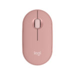 Logitech Pebble Mouse 2 M350S Ambidextrous Wireless Tonal Rose Optical Mouse