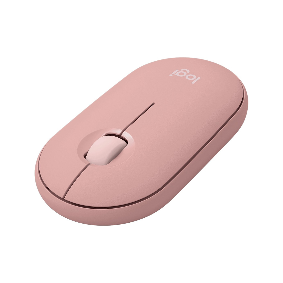 Logitech Pebble Mouse 2 M350S Ambidextrous Wireless Tonal Rose Optical Mouse - Image 2