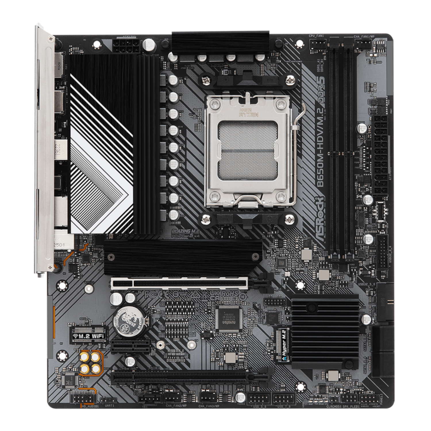 ASRock B650M-HDV/M.2 AM5 Micro-ATX Motherboard - Image 2