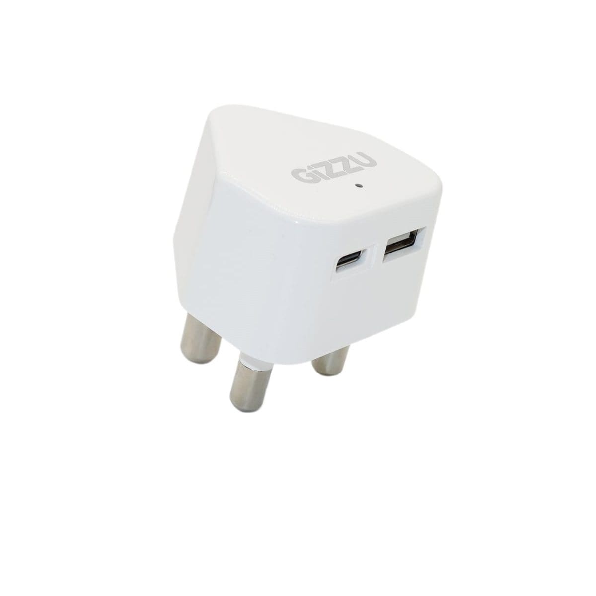 GIZZU Fast Charge Wall Charger Type C 20W & USB - 3 Prong Round Plug