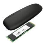 2TB Asus Cobble M.2 SSD Type-C Enclosure and Crucial E100 NVMe Bundle - Black