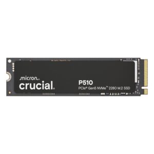 1TB Crucial P510 M.2 Gen5 NVMe 3D NAND SSD