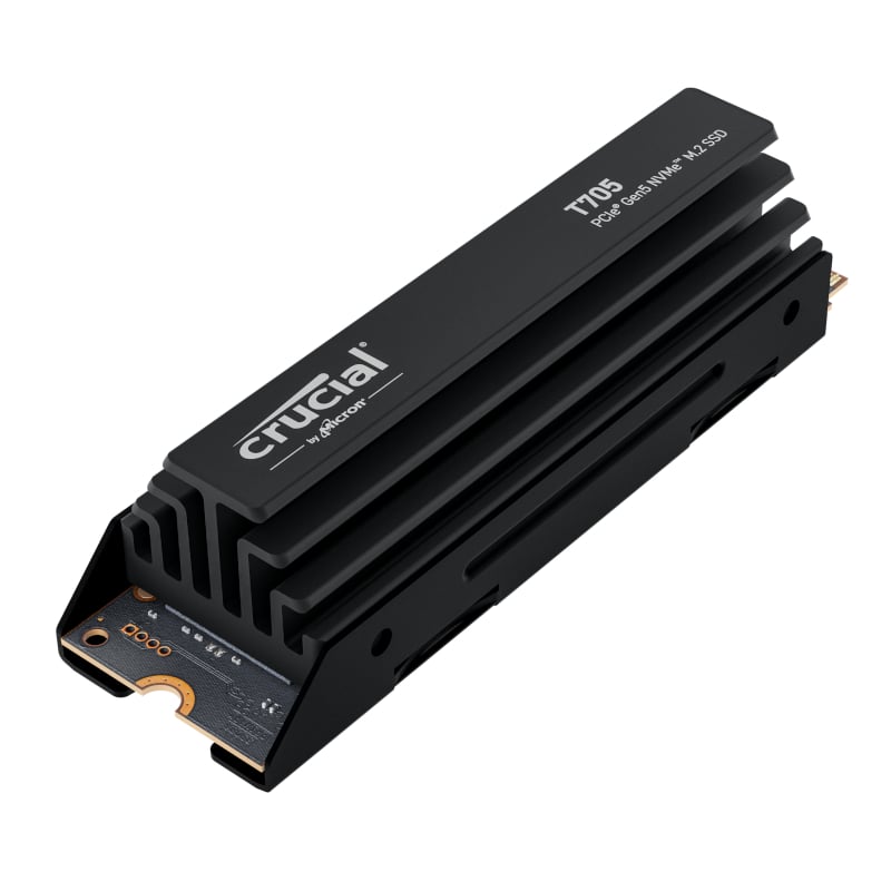 4TB Crucial T705 M.2 NVMe Gen5 with Heatsink NAND SSD - Image 3