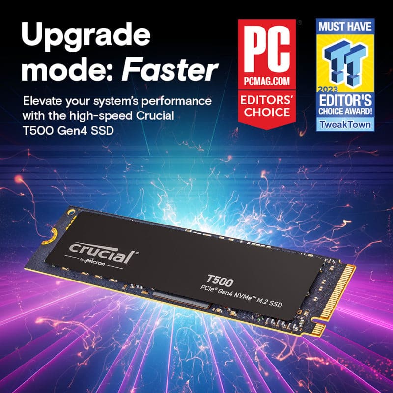 1TB Crucial T500 M.2 NVMe Gen4 NAND SSD - Image 8