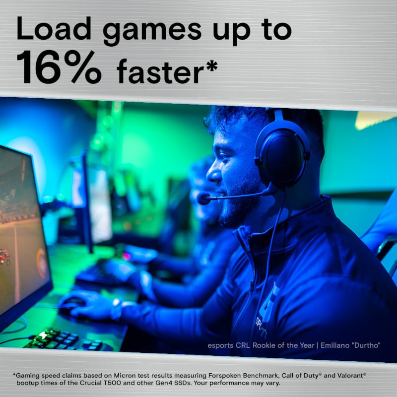 500GB Crucial T500 M.2 NVMe Gen4 NAND SSD - Image 4