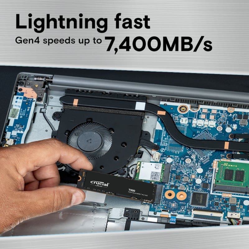 1TB Crucial T500 M.2 NVMe Gen4 NAND SSD - Image 3