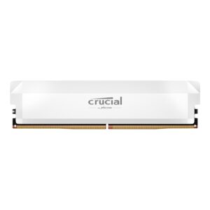 16GB Crucial Pro Overclocking 6400Mhz DDR5 Desktop Memory White
