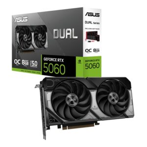 8GB ASUS Dual GeForce RTX 5060 OC Edition GDDR7 Graphics Card