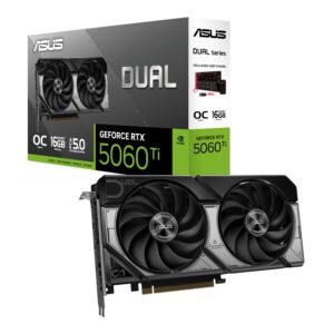 16GB ASUS Dual GeForce RTX 5060 Ti OC Edition GDDR7 Graphics Card
