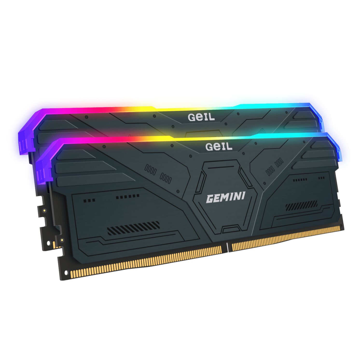 32GB Geil Gemini RGB KIT(2X16GB) 6000MHz DDR5 Desktop Gaming Memory - Grey - Image 2