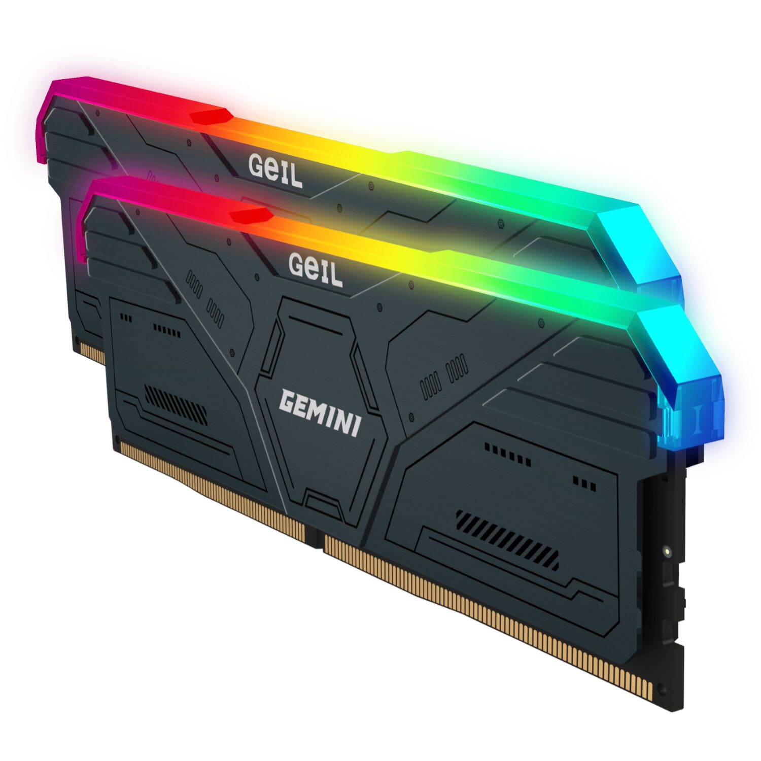 32GB Geil Gemini RGB KIT(2X16GB) 6000MHz DDR5 Desktop Gaming Memory - Grey - Image 3
