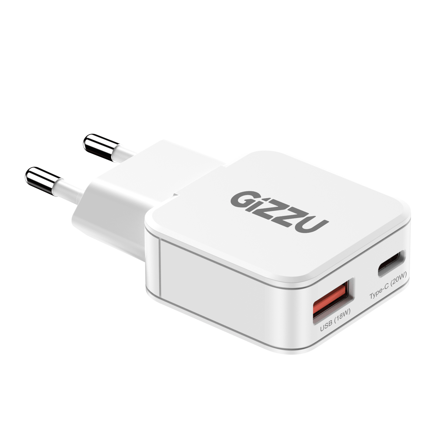 Gizzu 2-Port 20W GaN Wall Charger - Image 3