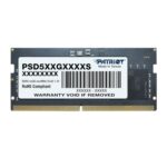 8GB Patriot Signature Line DDR5 4800MHz Single Rank SODIMM Notebook Memory