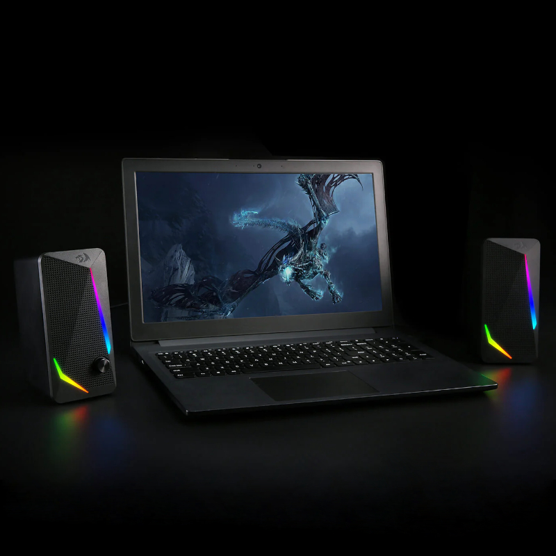 REDRAGON 2.0 Satellite Speakers WALTZ - Black - Image 7