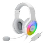 Redragon H350 Pandora 2 USB (Power Only)|Aux (Mic and Headset) RGB Gaming Headset - White