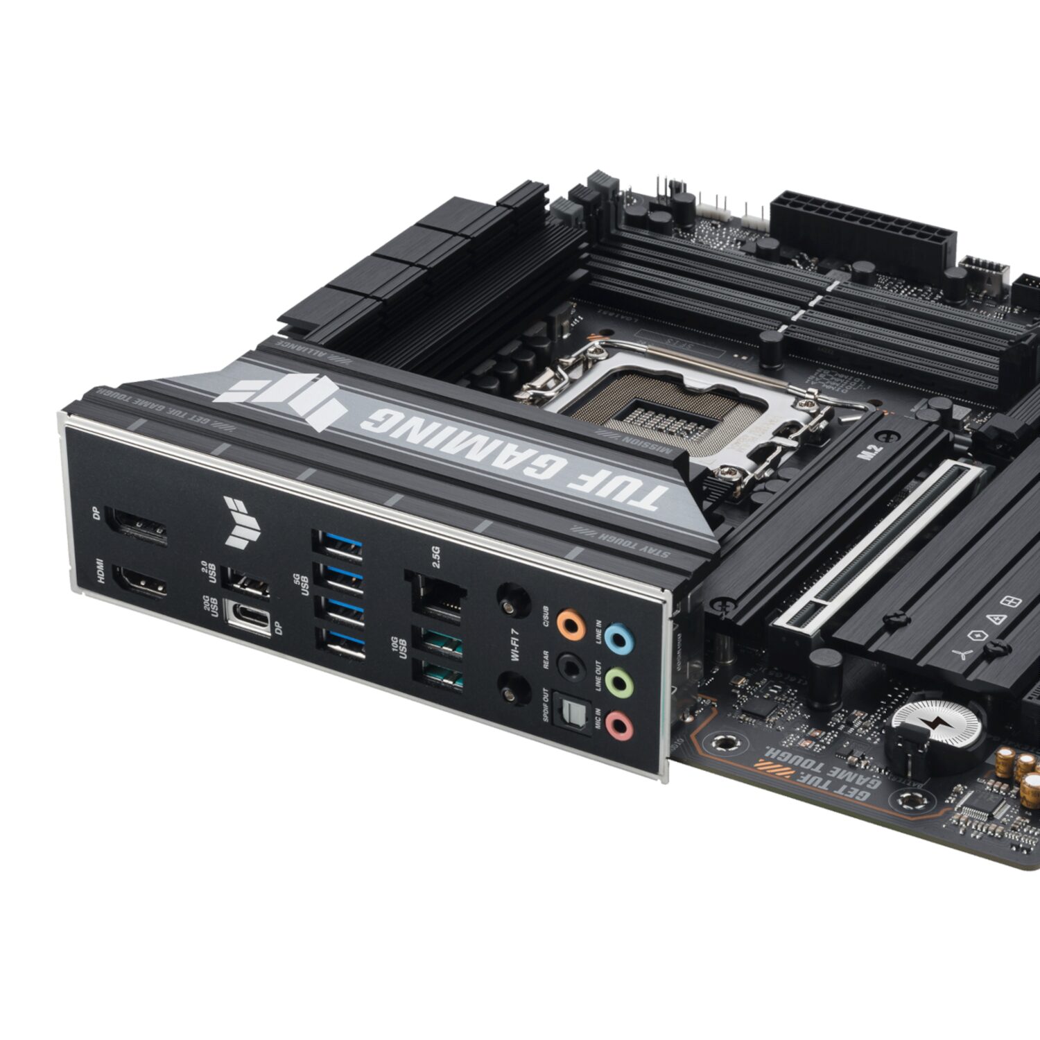 Asus TUF Gaming B860M-Plus Wi-Fi M-ATX Motherboard – Intel LGA1851, DDR5, PCIe 5.0. Wi-Fi 7 - Image 5