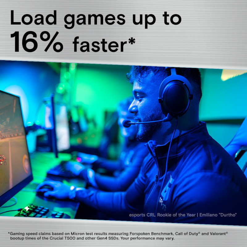 2TB Crucial T500 M.2 NVMe Gen4 NAND SSD - Image 4