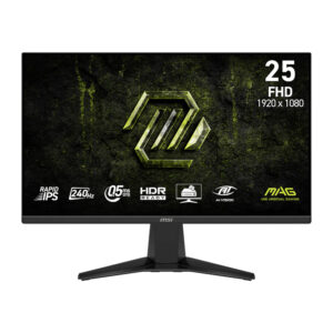 25" MSI MAG 255F X24 FHD 240Hz IPS Gaming Monitor