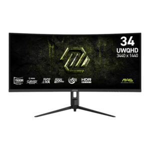 34" MSI MAG 342CQRF E20 UWQHD 200Hz VA Curved Gaming Monitor