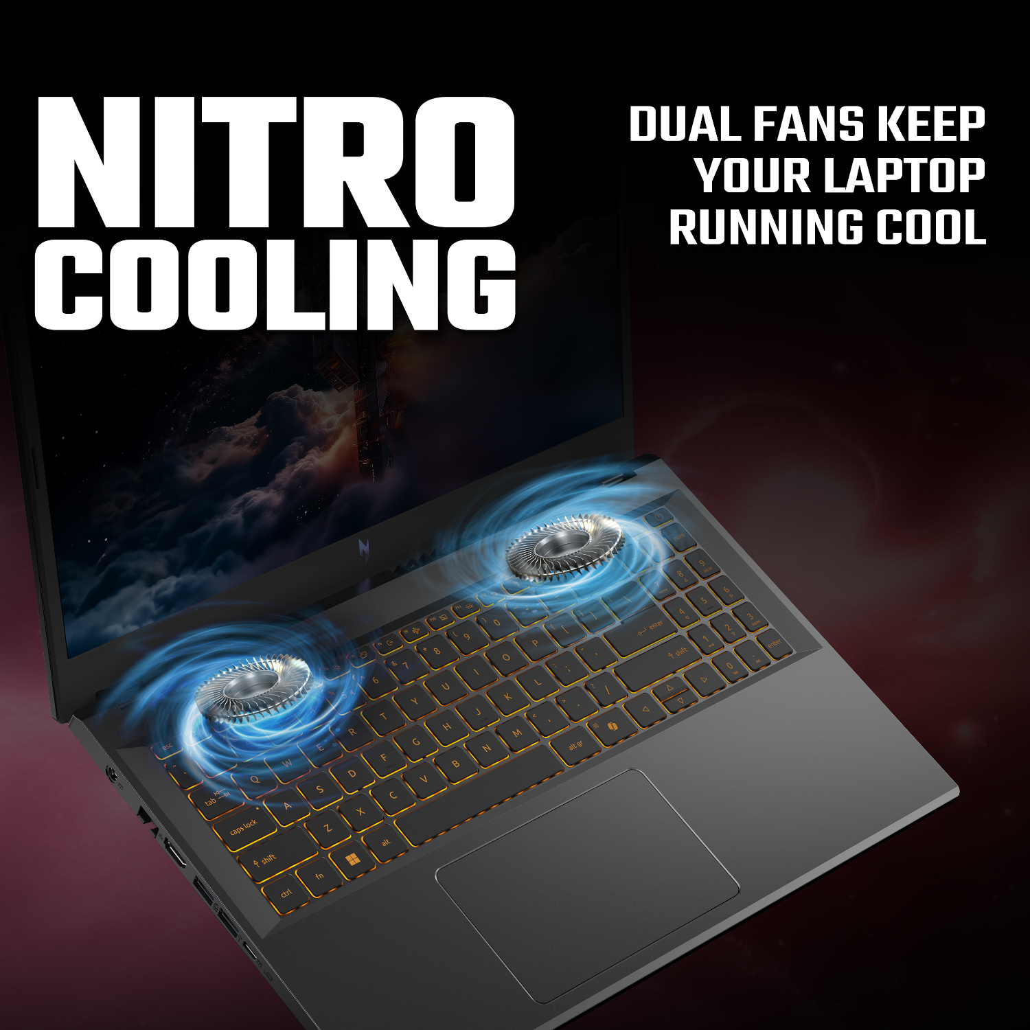 15.6" Acer NITRO V 15 Gaming Laptop | Intel Core 5 210H | 16GB | 512GB | RTX 4050 6GB | Windows 11 Home - Image 12