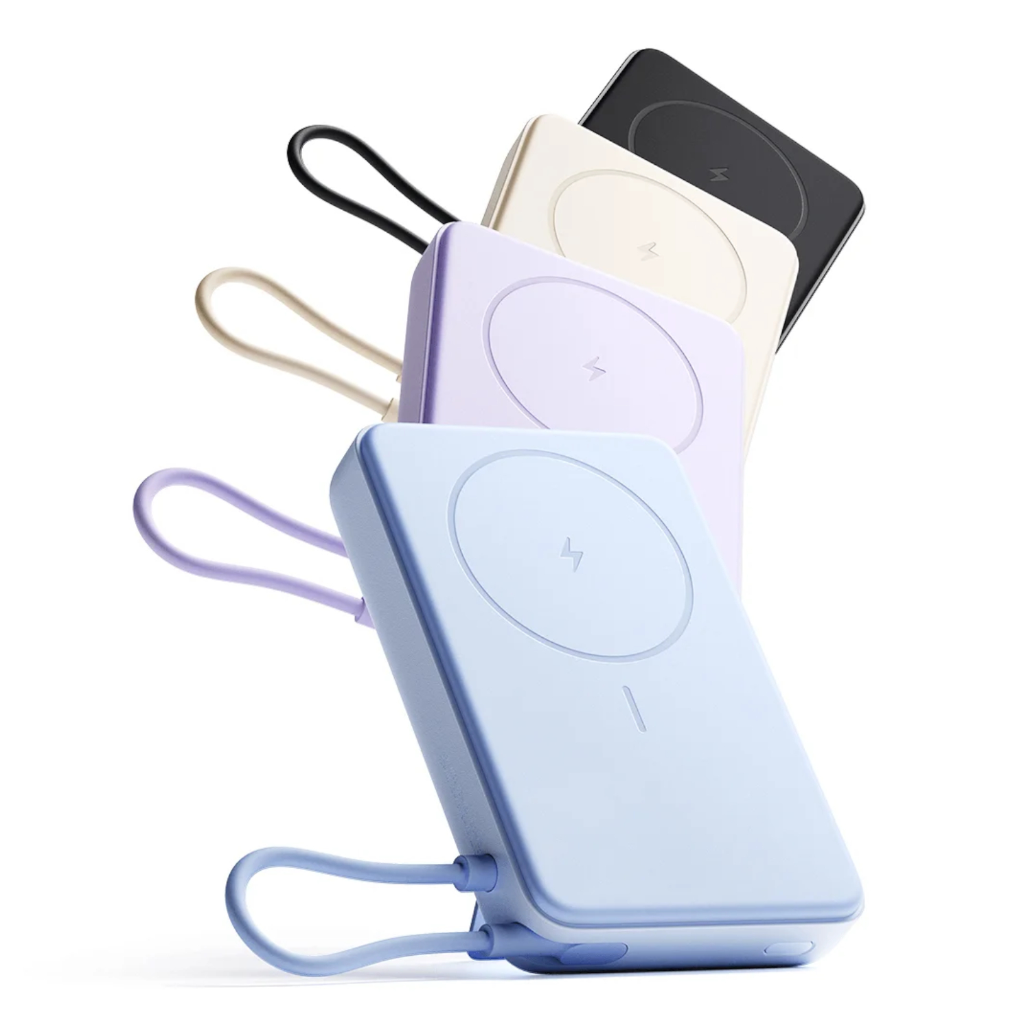 Xiaomi Magnetic Power Bank 10000mAh with Built-in Stand - Beige - Image 6