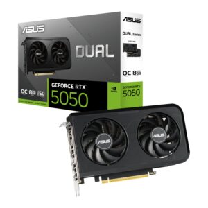 8GB Asus Nvidia GeForce RTX 5050 Dual OC GDDR6 Graphics Card