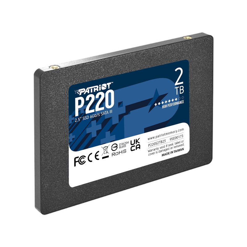 2TB Patriot P220 2.5" SSD - Image 2