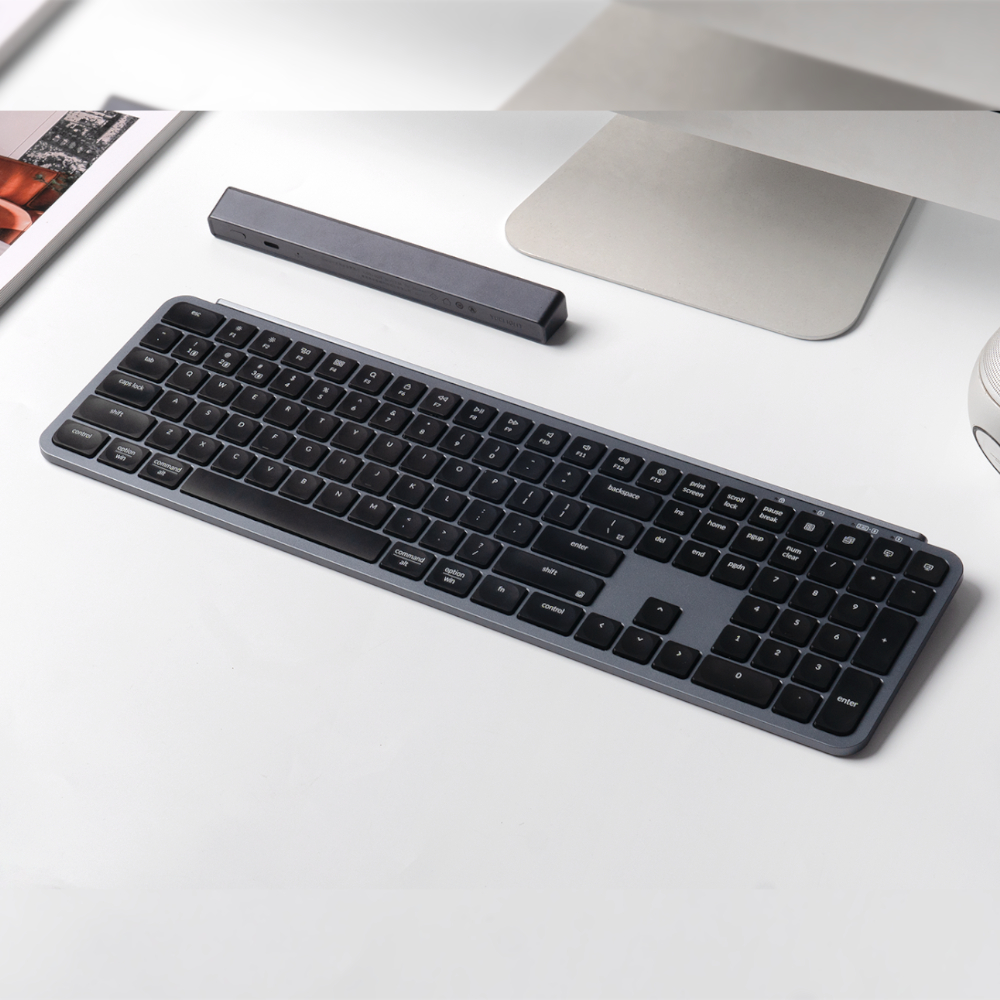 Keychron B6 Pro Ultra-Slim 100% Wireless Keyboard - Space Grey - Image 5
