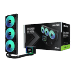ASRock Challenger 360 Digital AIO Liquid Cooler - Black