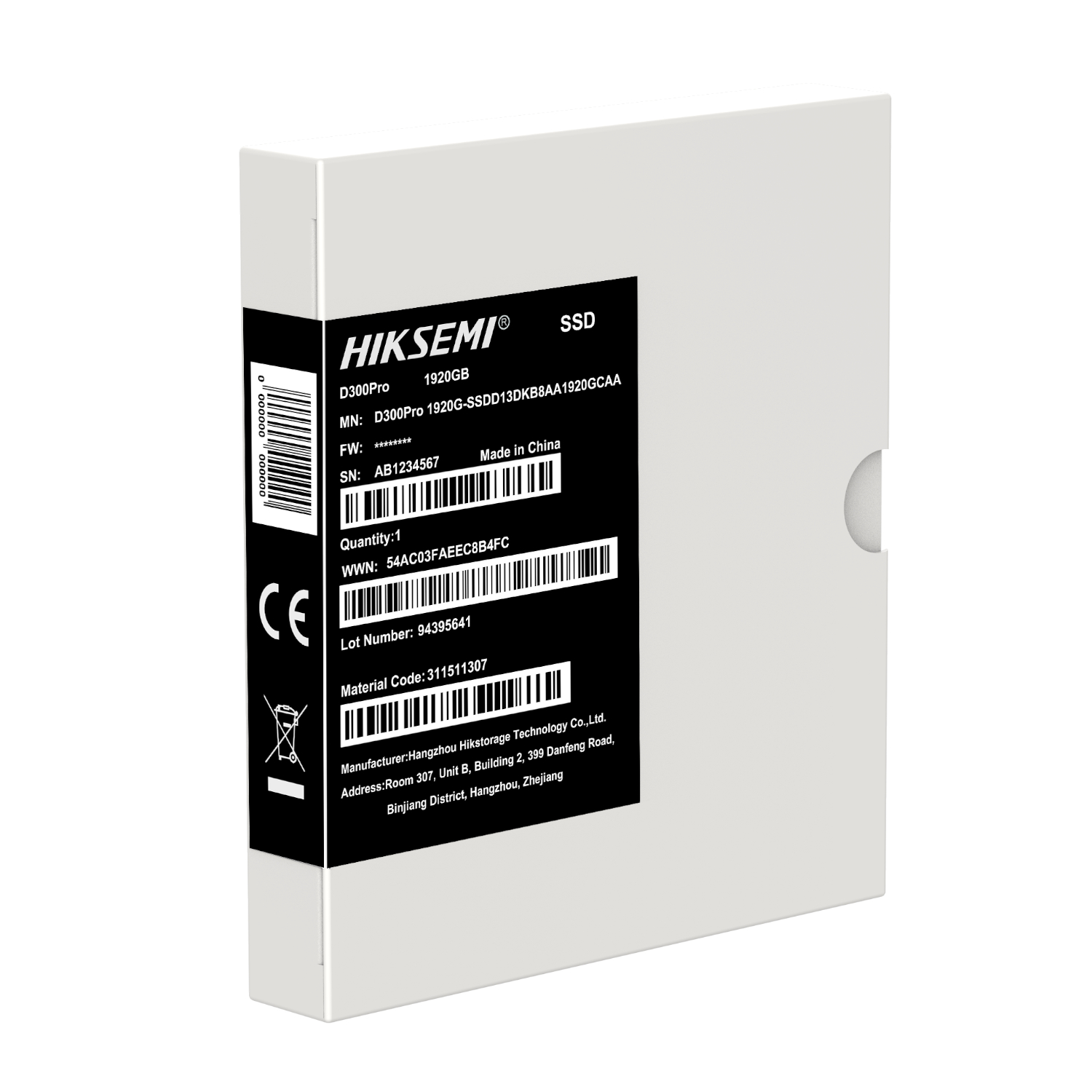 2TB Hiksemi D300 PRO Tantalum Capacitor SATA III Enterprise SSD - Image 3