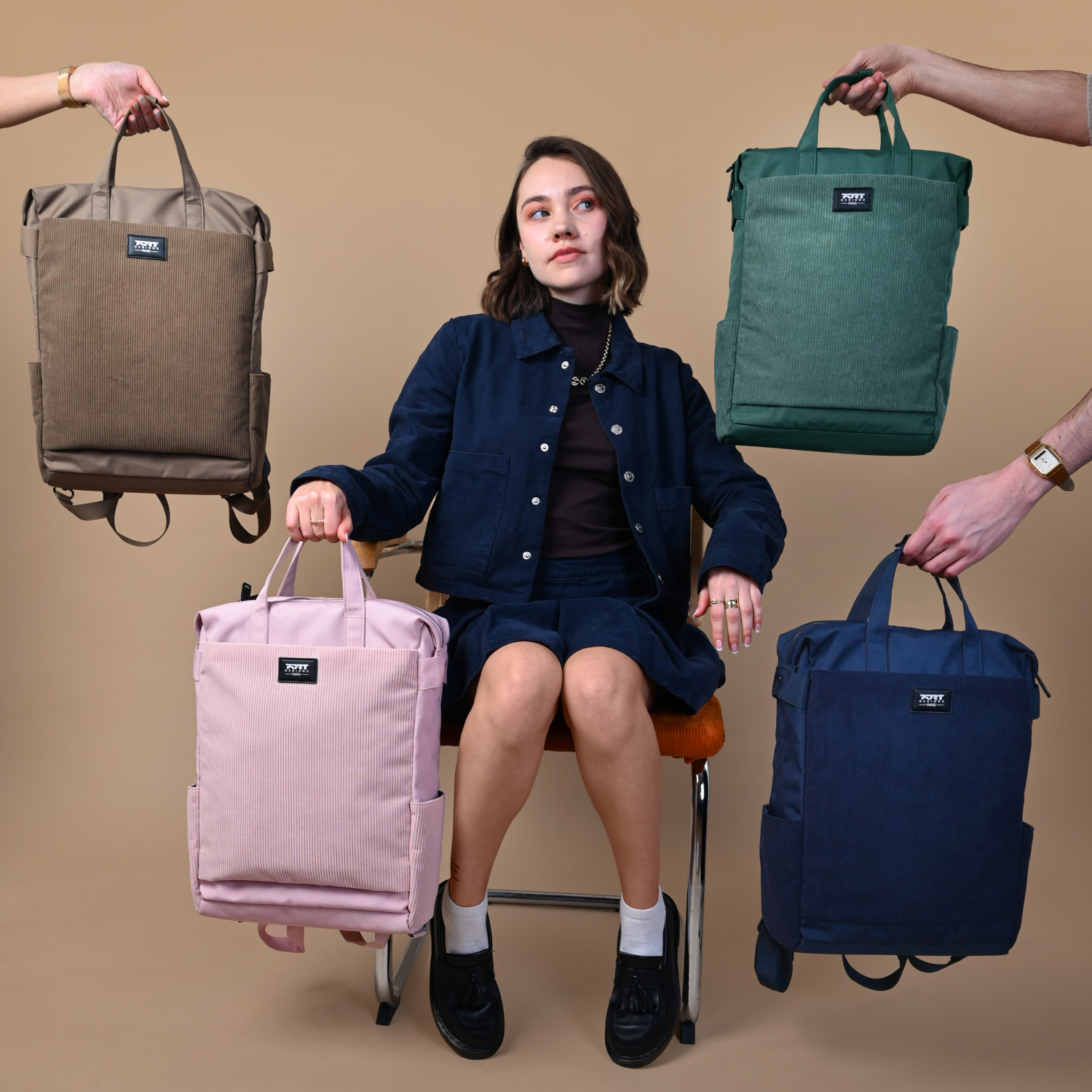 14-16" Port Designs Milano II ECO Totepack - Blush Pink - Image 5
