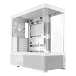Antec C6 CURVED AIR ATX | Micro-ATX | ITX Mid-Tower Gaming Chassis - White