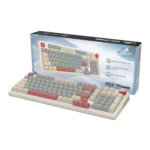 Redragon EISA 100 Retro RGB Wireless Mechanical Keyboard - Cream/Grey